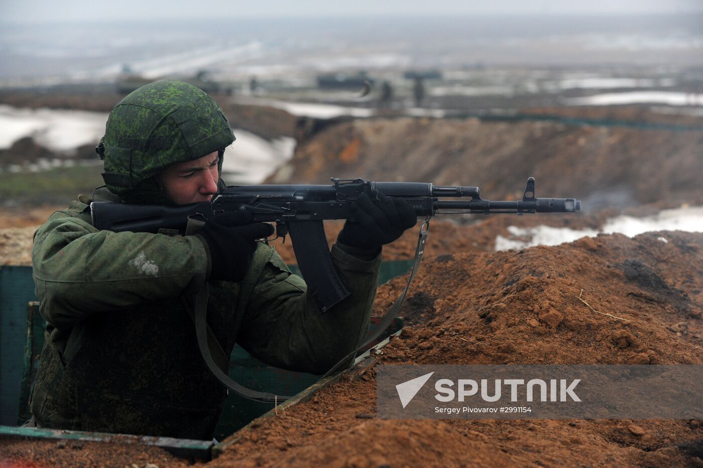 Military drills in Rostov Region