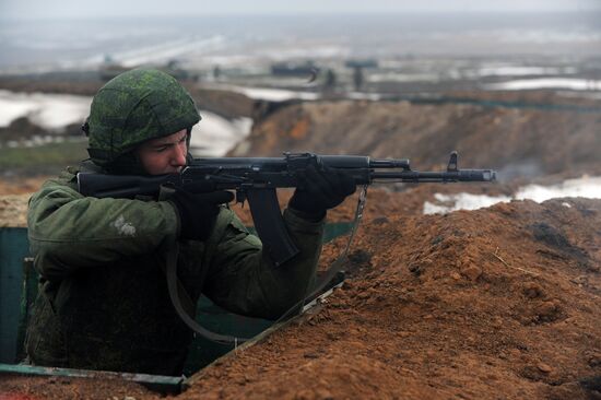 Military drills in Rostov Region