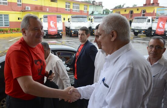 Russian Deputy Prime Minister Dmitry Rogozin's visit to Cuba