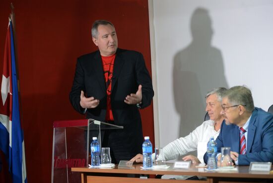 Russian Deputy Prime Minister Dmitry Rogozin's visit to Cuba