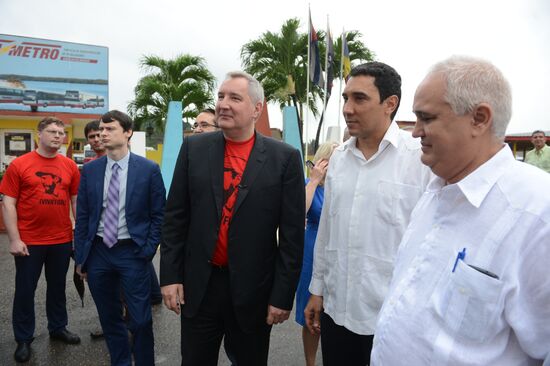 Russian Deputy Prime Minister Dmitry Rogozin's visit to Cuba