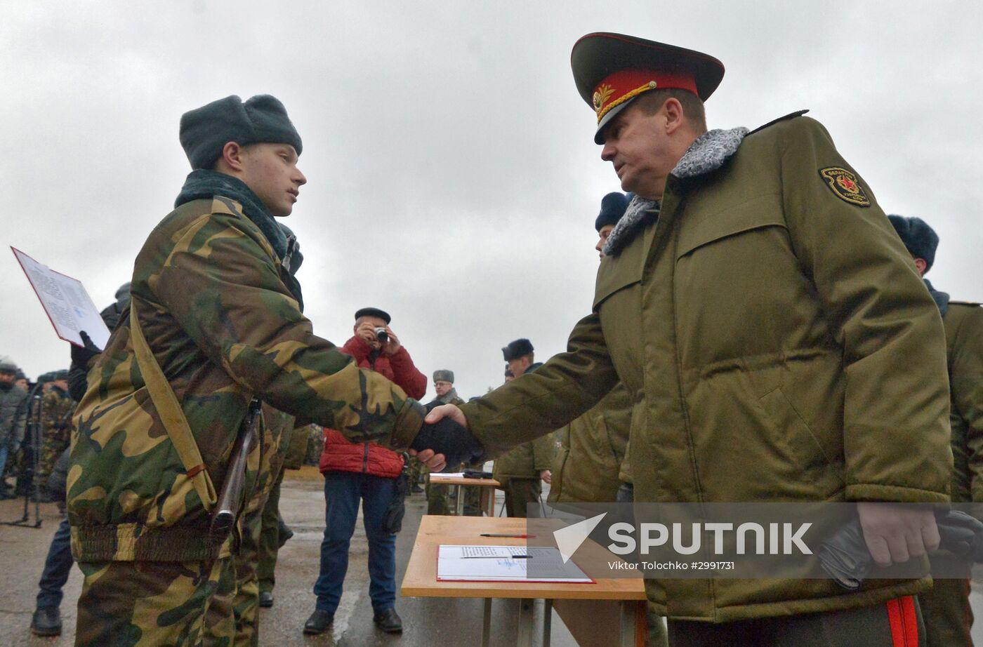 Ceremony of taking the oath in Belarus