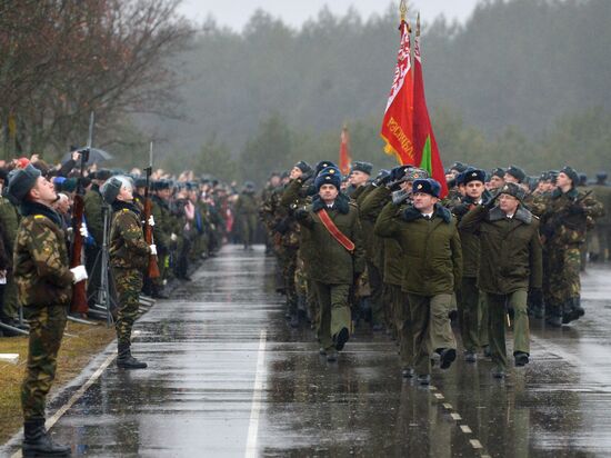 Ceremony of taking the oath in Belarus