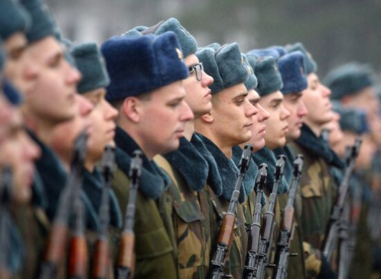 Ceremony of taking the oath in Belarus