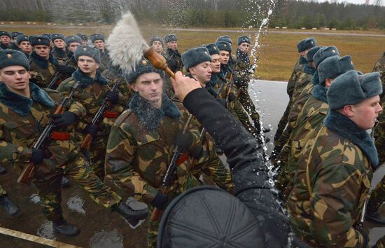 Ceremony of taking the oath in Belarus