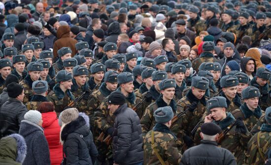 Ceremony of taking the oath in Belarus