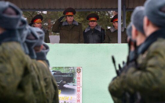 Ceremony of taking the oath in Belarus