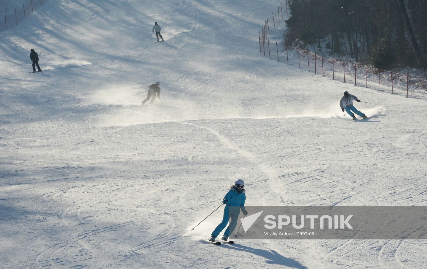 Kometa (Comet) winter recreation center in Primorye Territory