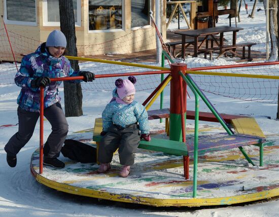 Kometa (Comet) winter recreation center in Primorye Territory