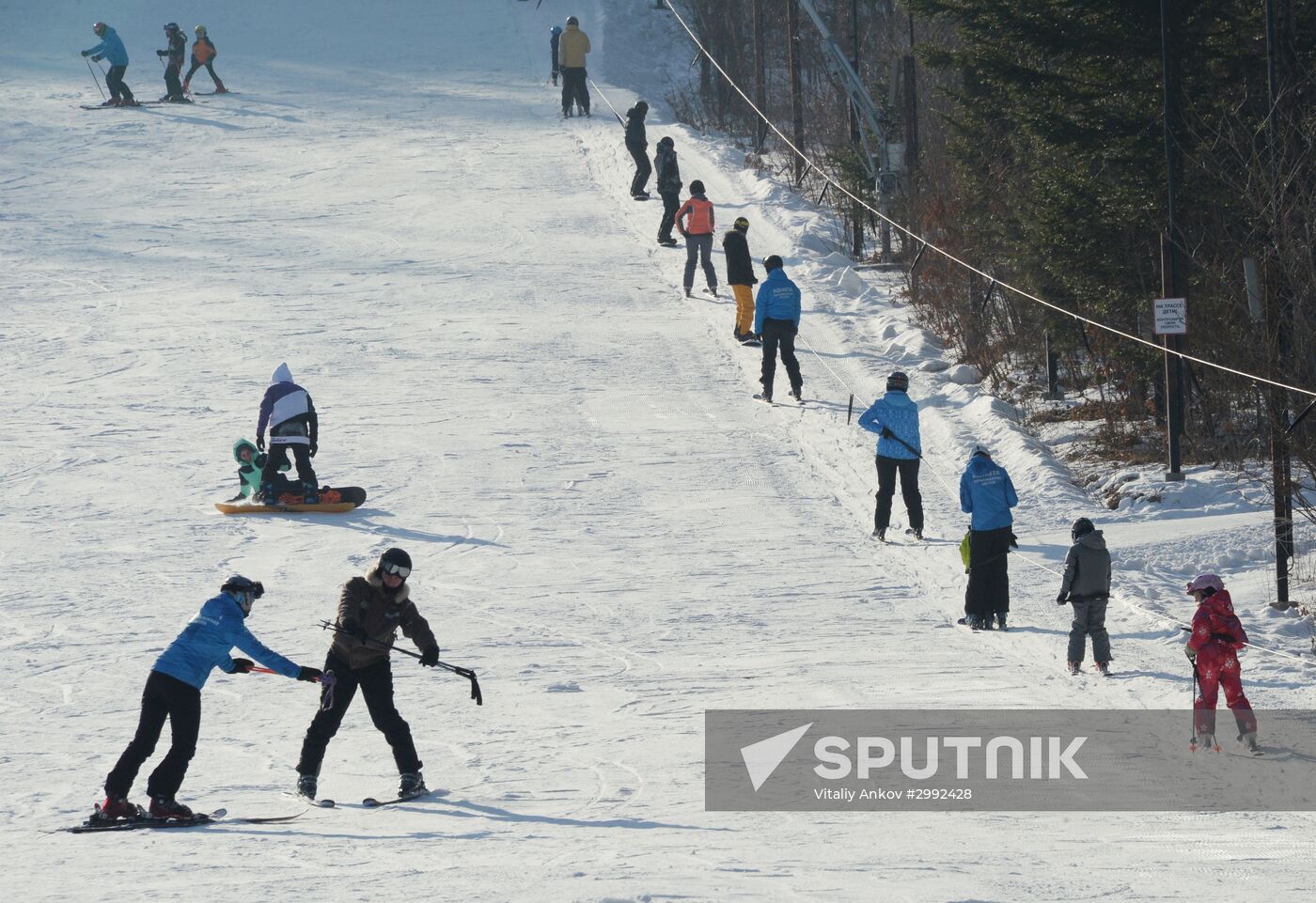 Kometa (Comet) winter recreation center in Primorye Territory