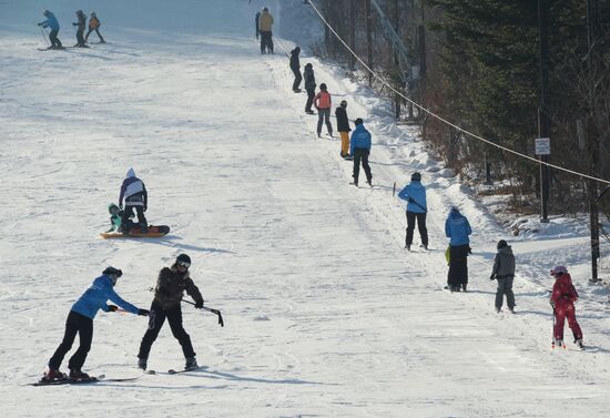 Kometa (Comet) winter recreation center in Primorye Territory