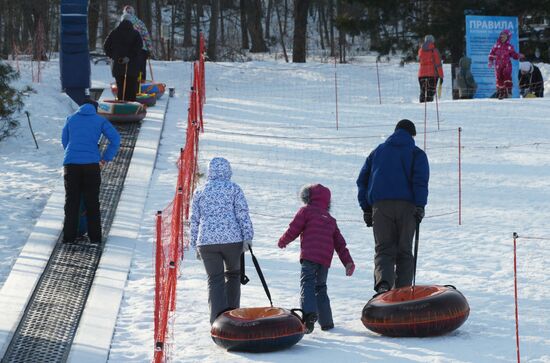 Kometa (Comet) winter recreation center in Primorye Territory