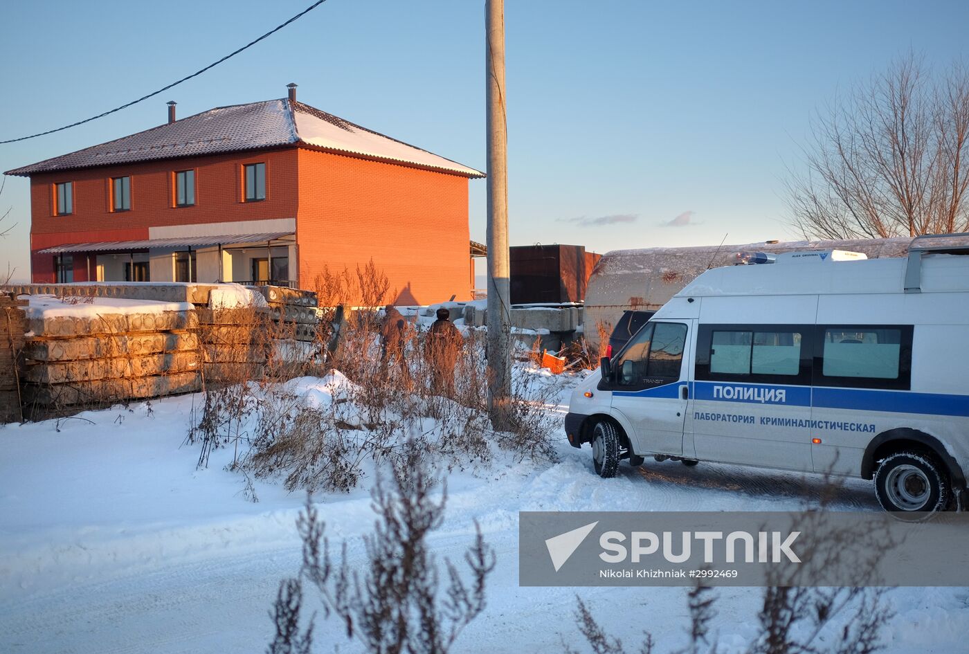 Unidentified criminals attacked local police Chief's house in Samara region