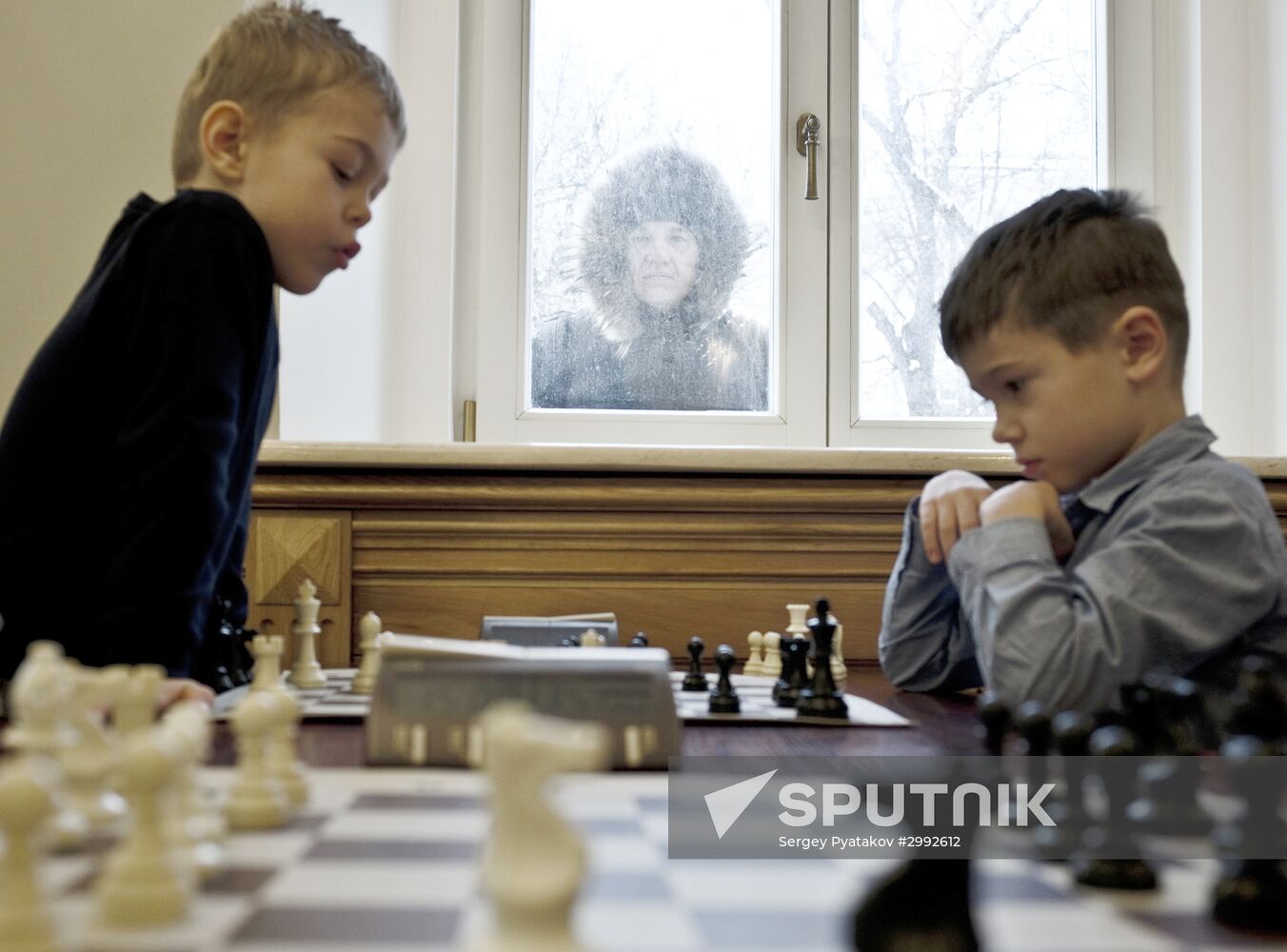 Children's chess tournament in Moscow