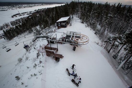 Yalgora mountain ski resort in Karelia opens season