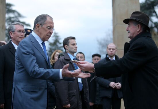 Russian Foreign Minister Sergei Lavrov visits Serbia