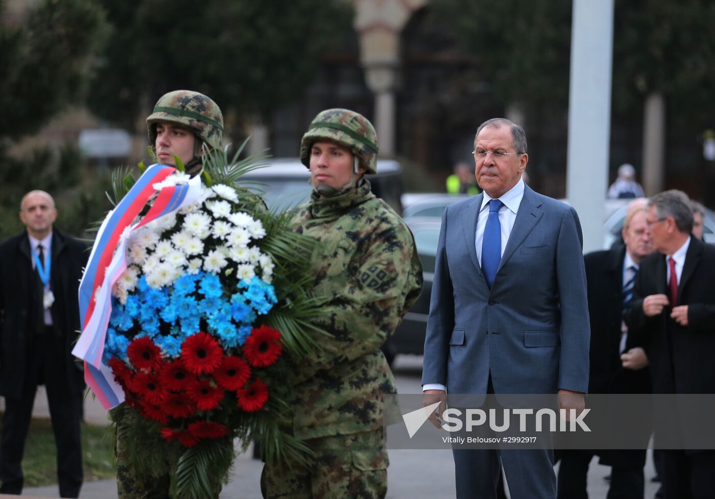 Russian Foreign Minister Sergei Lavrov visits Serbia