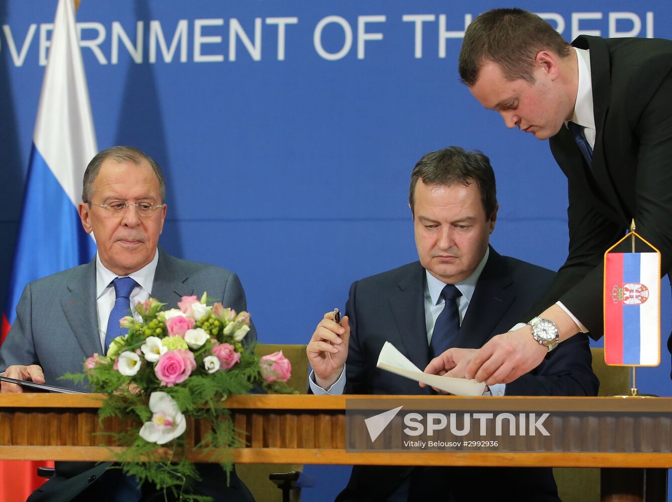 Russian Foreign Minister Sergei Lavrov visits Serbia