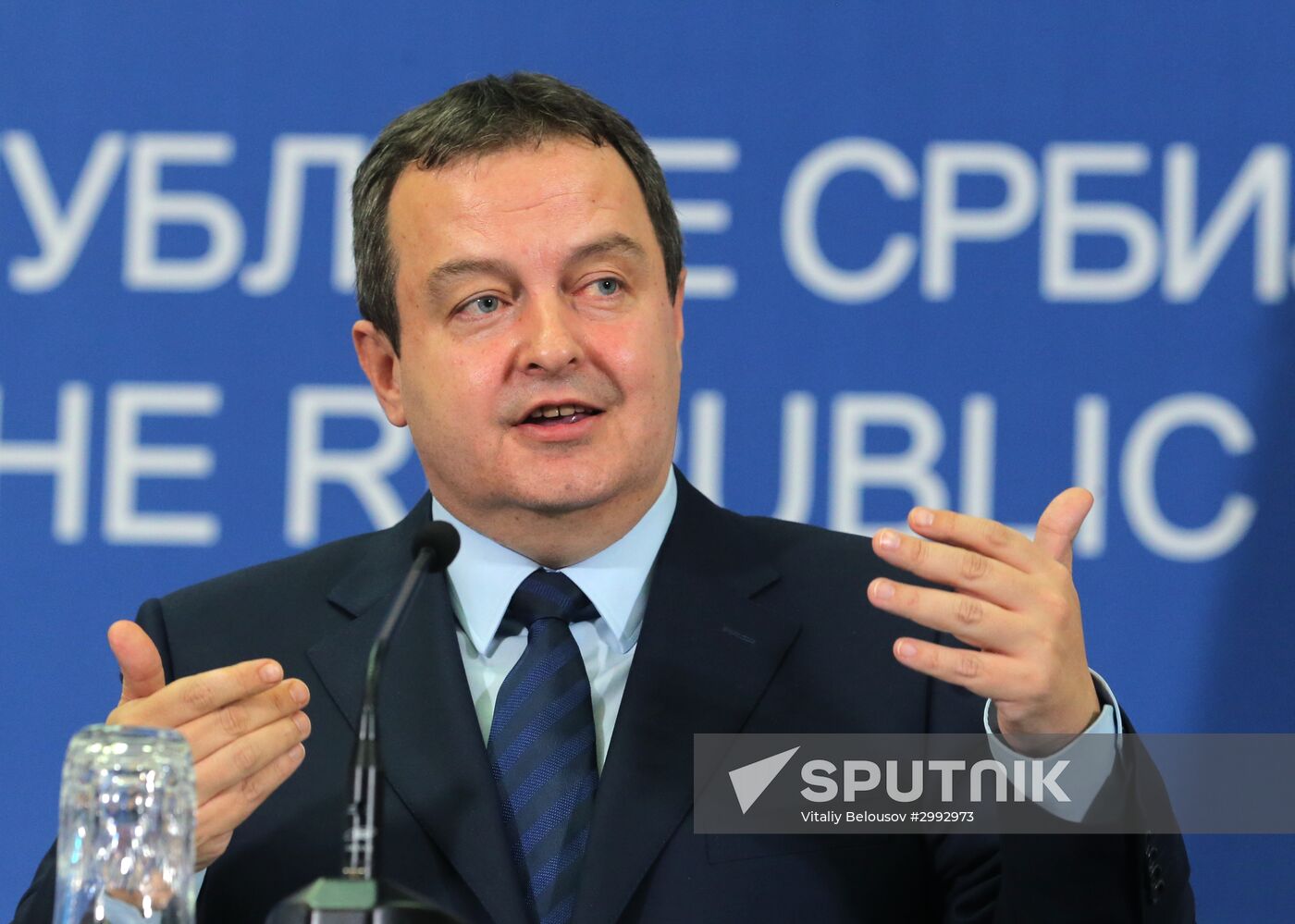 Russian Foreign Minister Sergei Lavrov visits Serbia