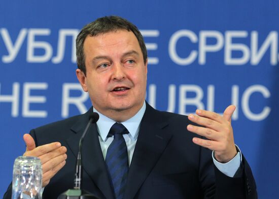 Russian Foreign Minister Sergei Lavrov visits Serbia