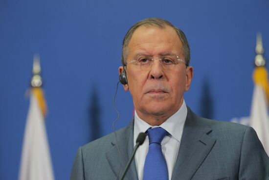 Russian Foreign Minister Sergei Lavrov visits Serbia