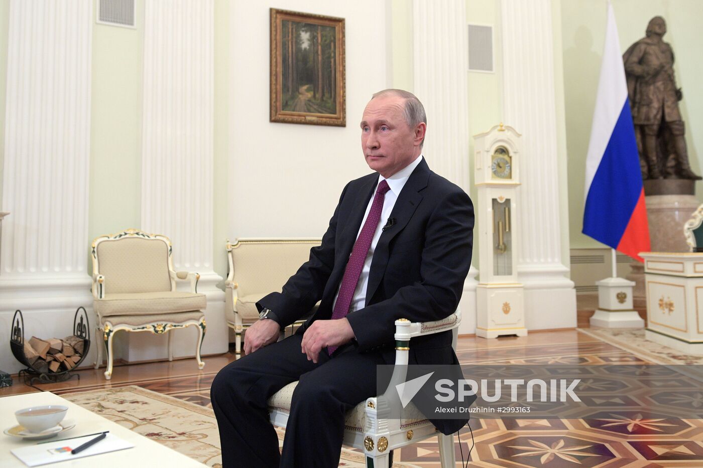 Vladimir Putin interviewed by Nippon Television Network Corporation and Yomiuri Shimbun