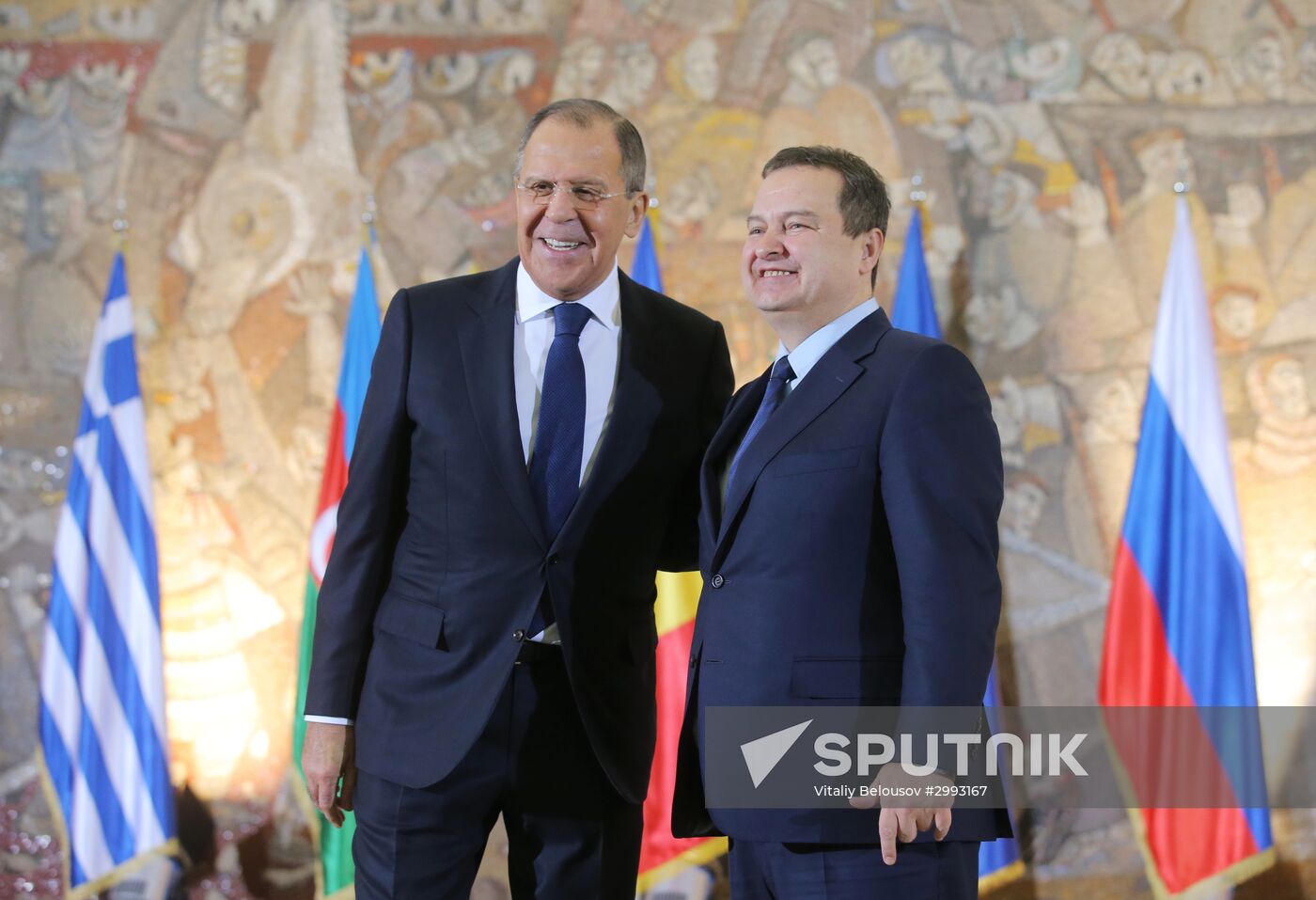 Sergei Lavrov visits Serbia