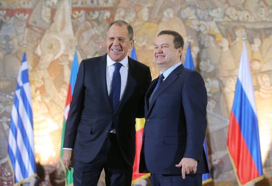 Sergei Lavrov visits Serbia