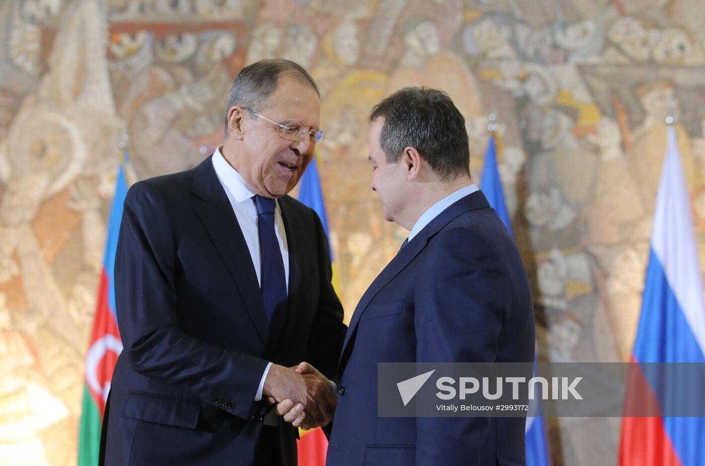 Sergei Lavrov visits Serbia