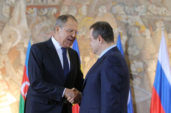 Sergei Lavrov visits Serbia