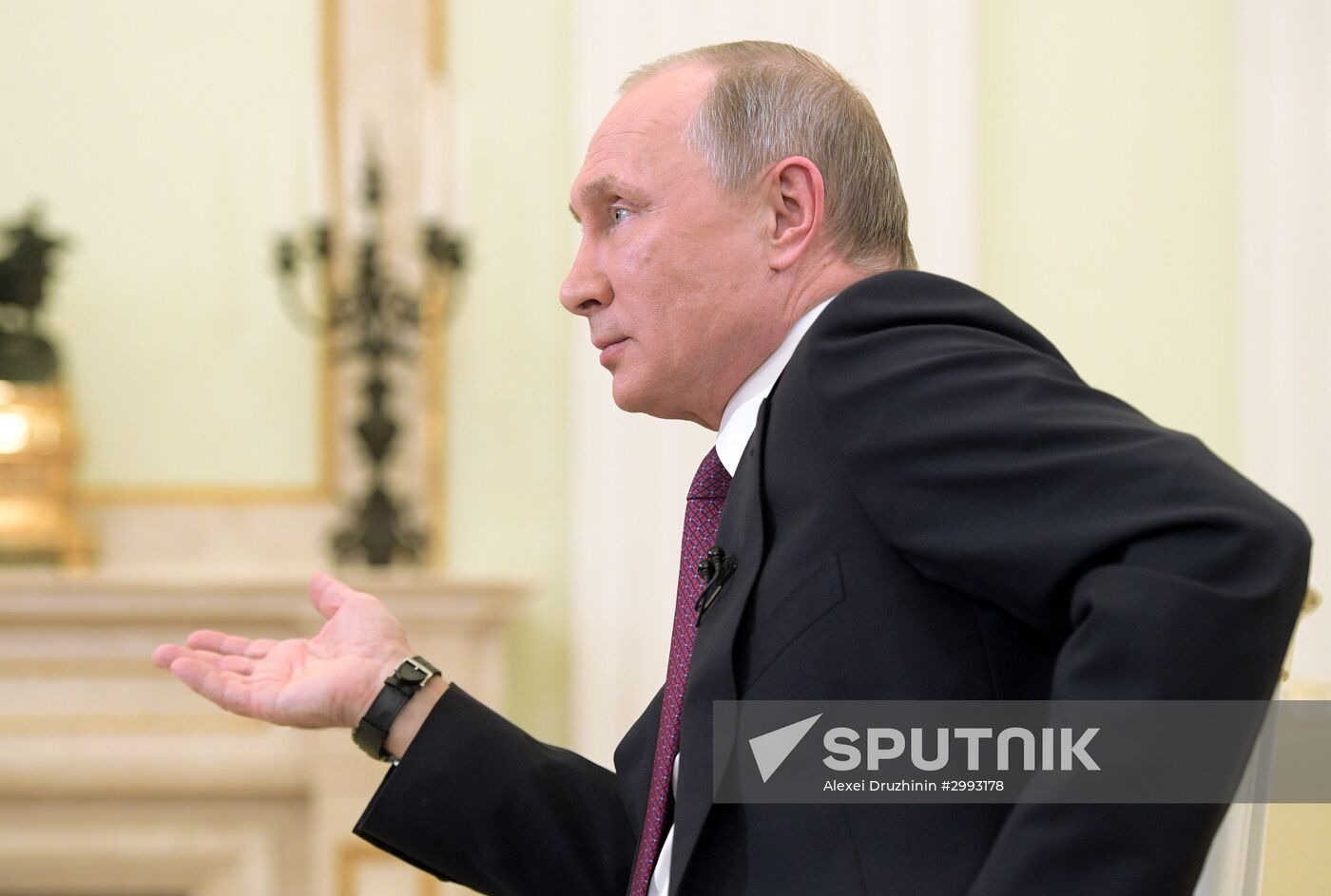Vladimir Putin interviewed by Nippon Television Network Corporation and Yomiuri Shimbun