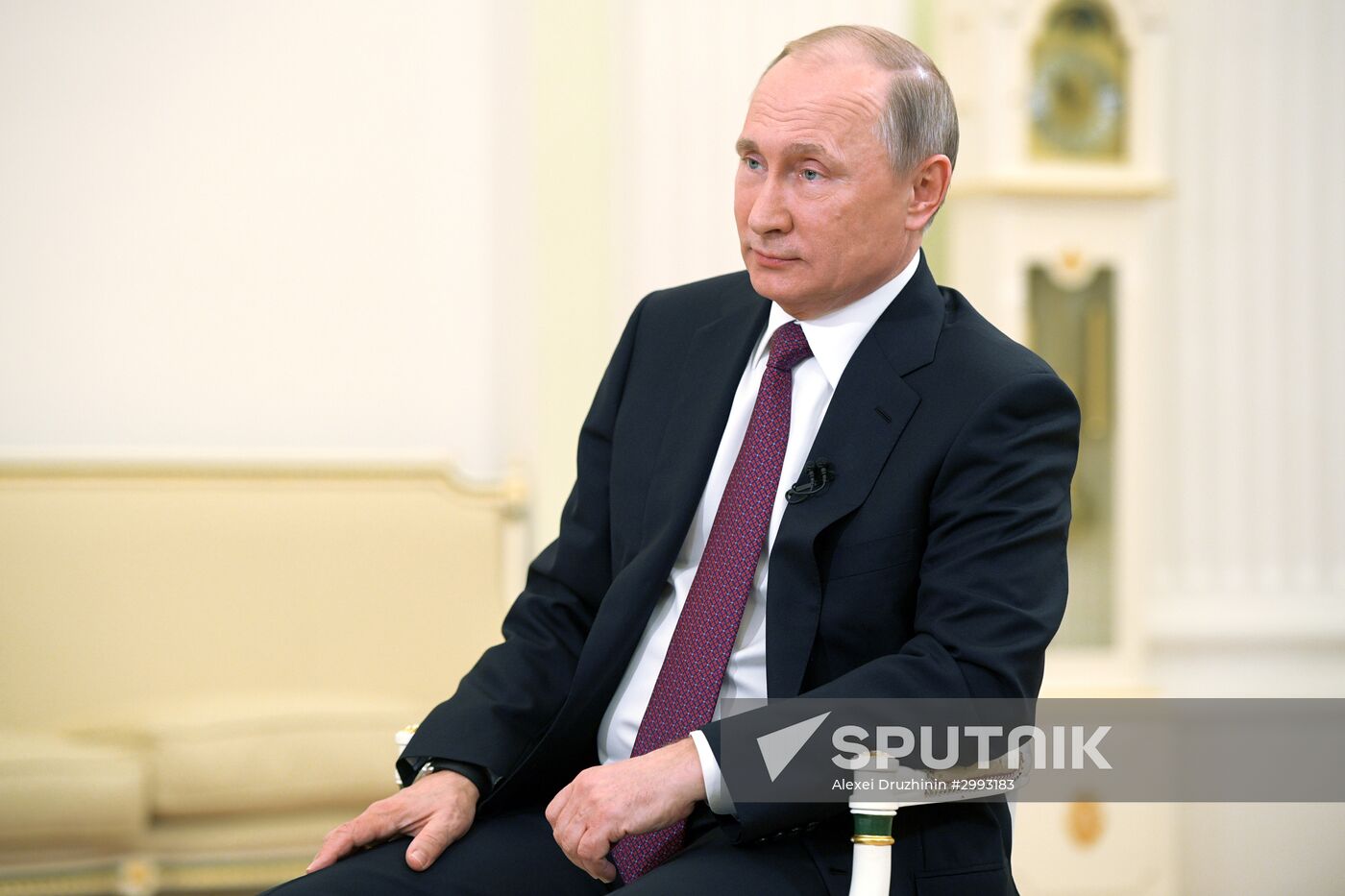 Vladimir Putin interviewed by Nippon Television Network Corporation and Yomiuri Shimbun
