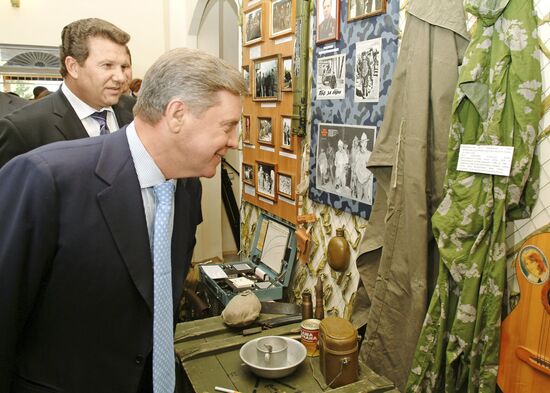 Boris Gromov at Museum of Combat Glory of Peacekeeping Soldiers