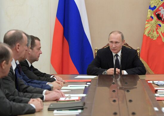 President Putin chairs Russian Security Council meeting