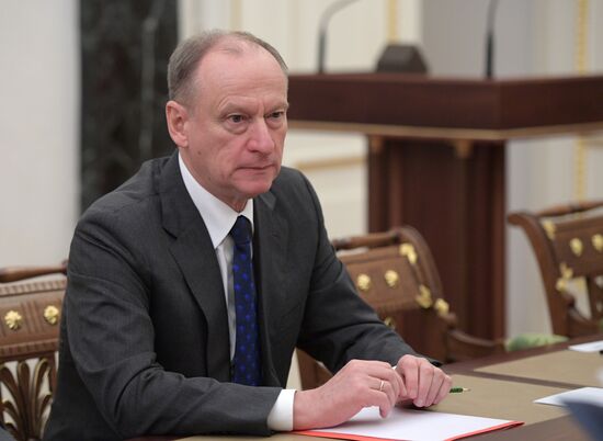 Russian President Vladimir Putin holds Russian Federation Security Council meeting