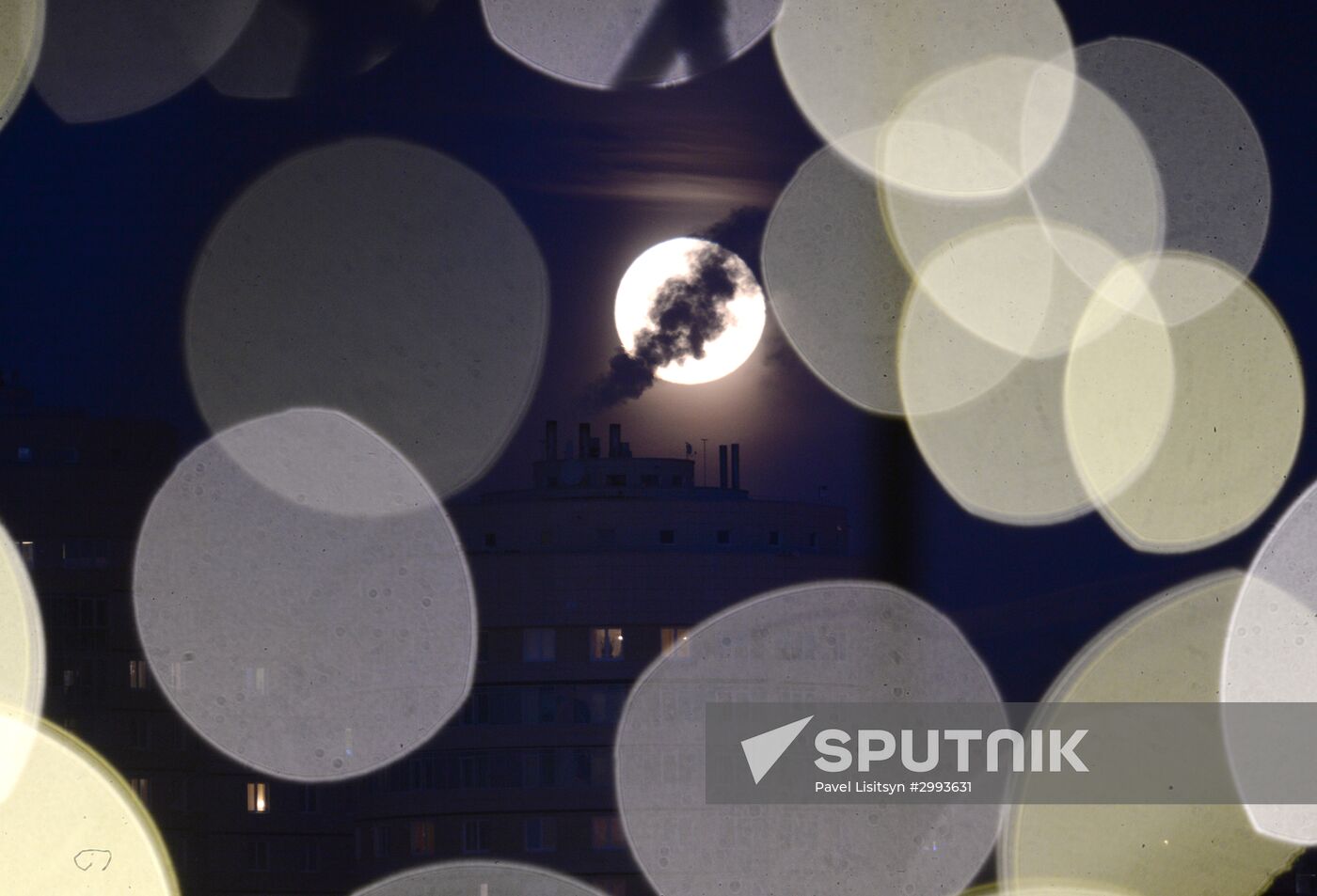Supermoon in Yekaterinburg