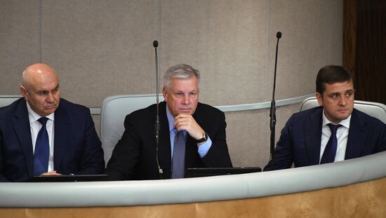 State Duma plenary meeting