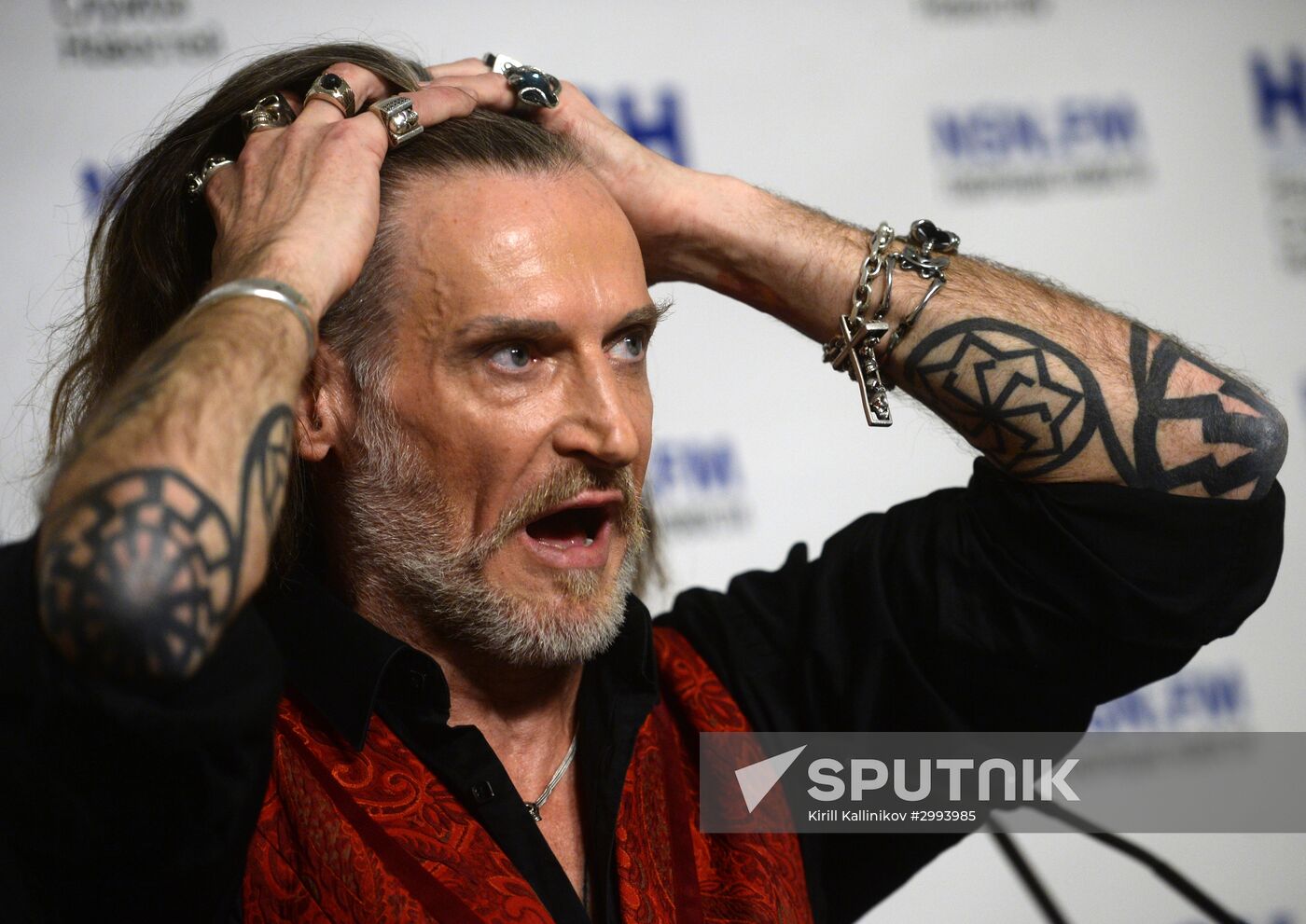 News conference with actor Nikita Dzhigurda