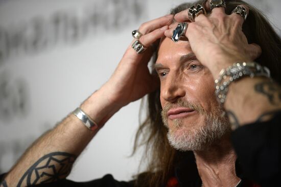 News conference with actor Nikita Dzhigurda