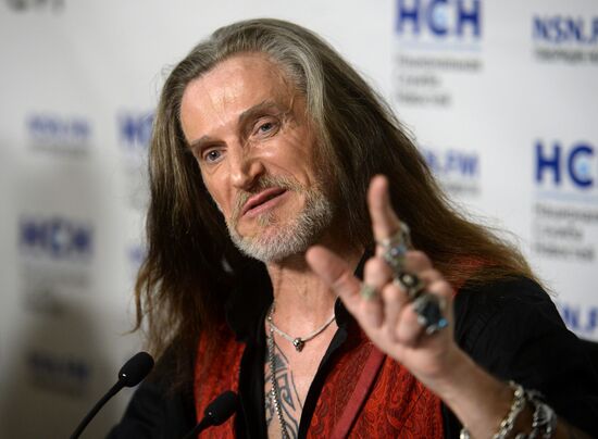 News conference with actor Nikita Dzhigurda
