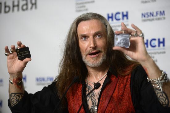 News conference with actor Nikita Dzhigurda