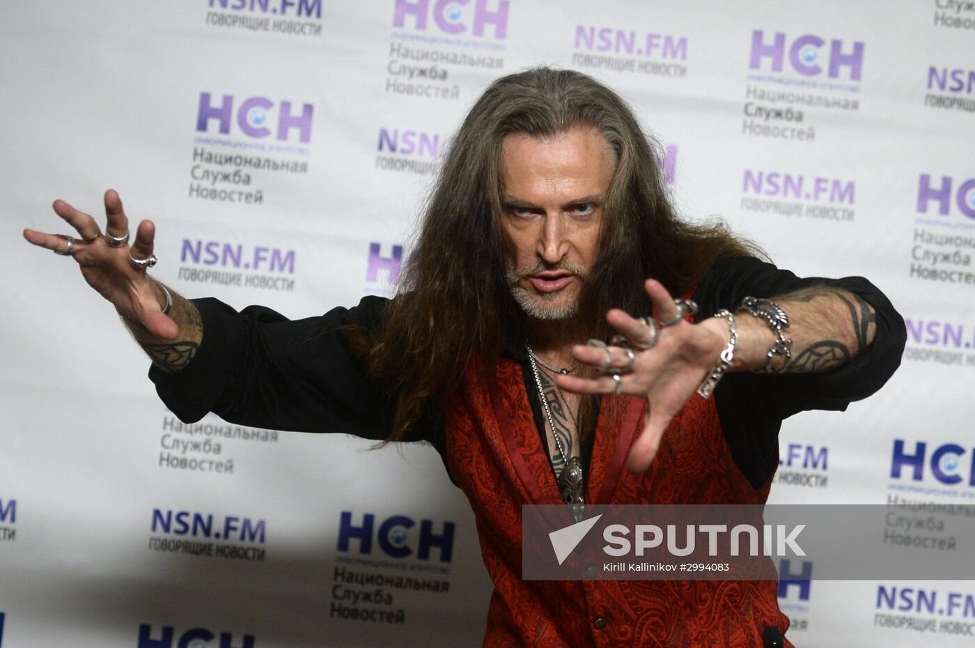 News conference with actor Nikita Dzhigurda