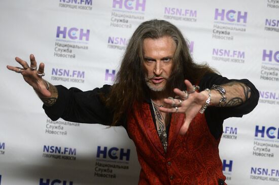 News conference with actor Nikita Dzhigurda