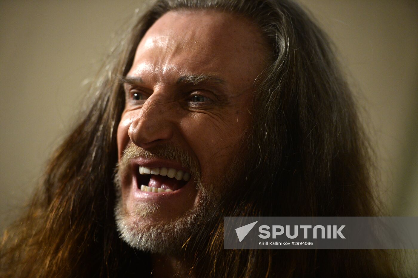 News conference with actor Nikita Dzhigurda