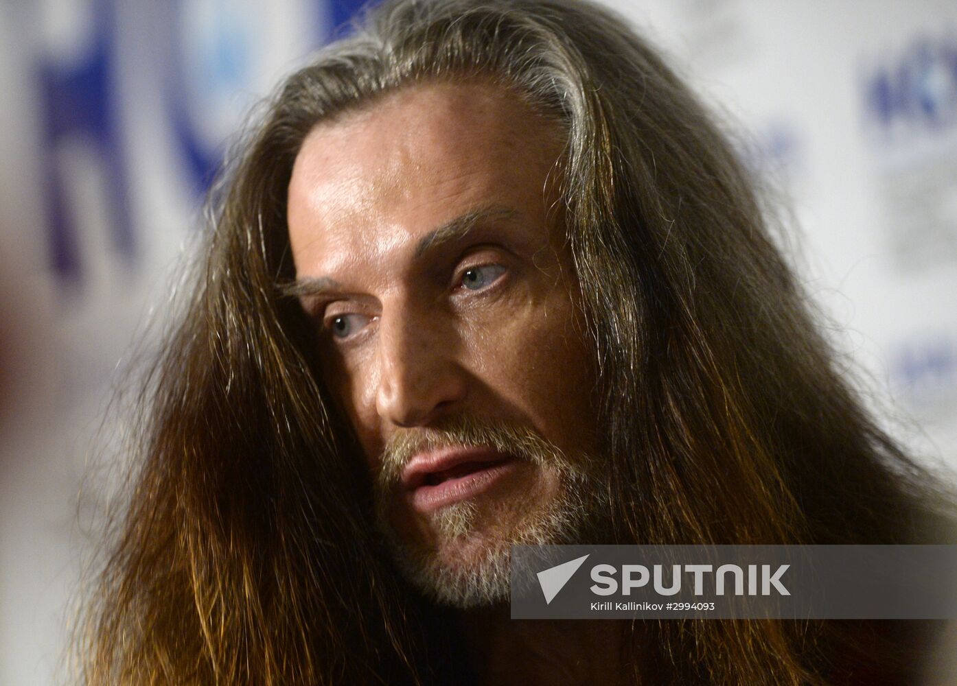 News conference with actor Nikita Dzhigurda