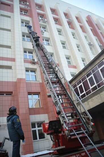 Emergencies Ministry holds drills in Chita