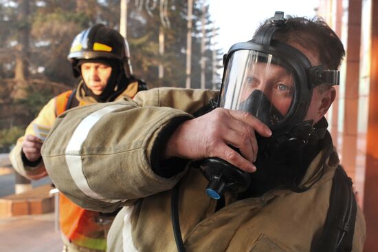 Emergencies Ministry holds drills in Chita