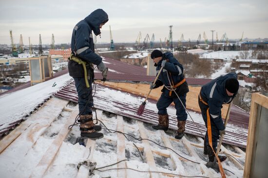 Housing major repairs in Omsk