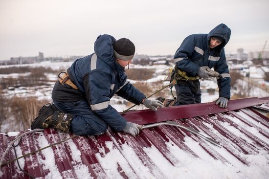 Housing major repairs in Omsk