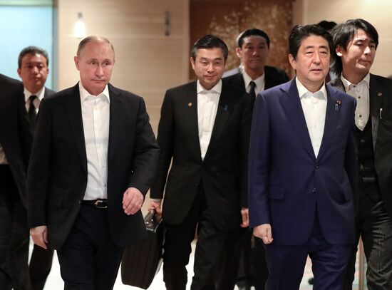 Russian President Vladimir Putin visits Japan